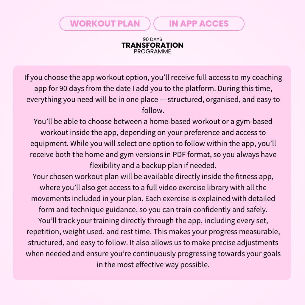 90 Day Transformation Programme